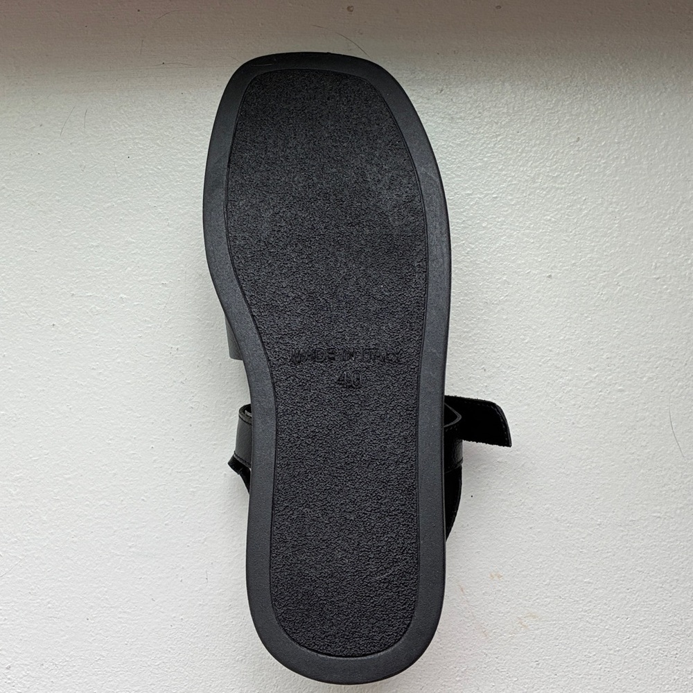 Free People Flora Fisherman Black Leather Sandals. New in box! - Picture 6 of 7